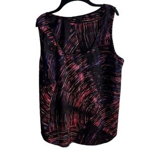 Guess Stretch Womens Multi Color Sleeveless Top